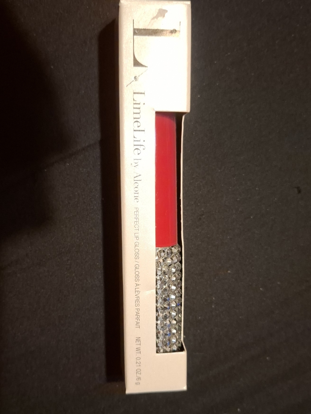 Limelife Perfect Pink Lip Gloss with Crystal-Embellished Cap - Shade COURAGE